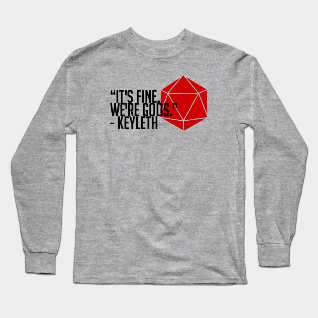 We're Gods Long Sleeve T-Shirt by galacticshirts